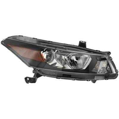Headlight Compatible With 2008-2012 Honda Accord 2.4L 3.5L I4 K24z2/K24z3 J35z2 Right Passenger Side