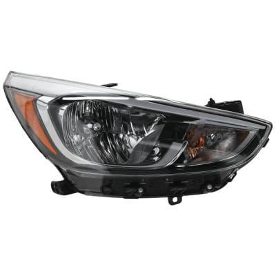 Headlight Compatible With 2015-2017 Hyundai Accent 1.6L I4 Right Passenger Side Halogen Rephy100105q