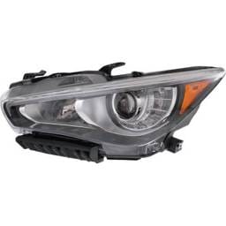 Headlight Compatible With 2014-2017 Infiniti Q50 3.0L 2.0L V6 Vr30ddtt M274 Left Driver Side Led