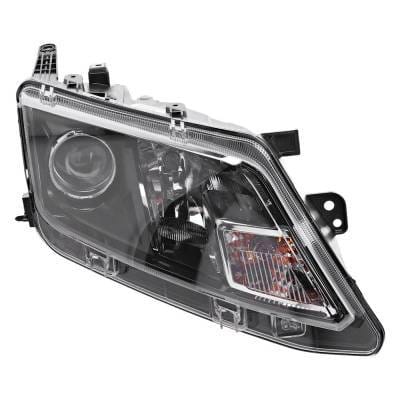 Headlight Compatible With 2010-2012 Ford Fusion 2.5L 3.0L I4 Right Passenger Side Halogen thumbnail 3