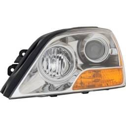 Headlight Compatible With 2007-2008 Kia Sorento 2.4L 3.3L I4 Theta Lambda Left Driver Side Halogen