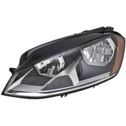 Headlight Compatible With 2015-2016 Volkswagen Golf E-Golf Gti Golf R 1.4L 2.0L I4 Ea211 Ea888 Left
