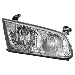 Headlight Compatible With 2000-2001 Toyota Camry 2.2L 3.0L I4 Right Passenger Side 194Hp Replaces