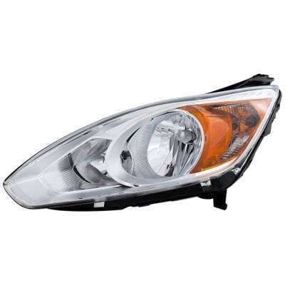 Headlight Compatible With 2013-2016 Ford C-Max Left Driver Side Halogen Repf100328q
