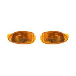 New Pair Of Turn Signal Lights Compatible With Buick Lesabre 2000-2005 Gm2530122 10386586 Gm2531122