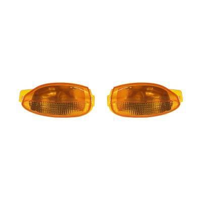 New Pair Of Turn Signal Lights Compatible With Buick Lesabre 2000-2005 Gm2530122 10386586 Gm2531122