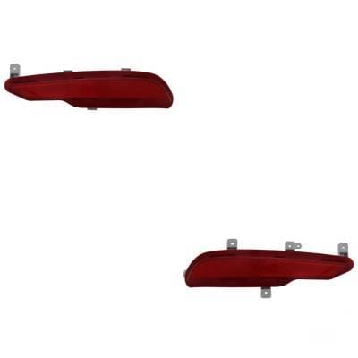 New Pair Of Reflector Compatible With Buick Envision Premium Ii Sport Utility Envision Cxl Sport