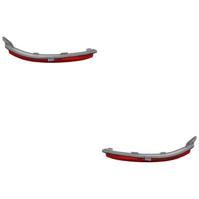 New Pair Of Reflector Compatible With Buick Envision Premium Ii Sport Utility Envision Cxl Sport thumbnail 11