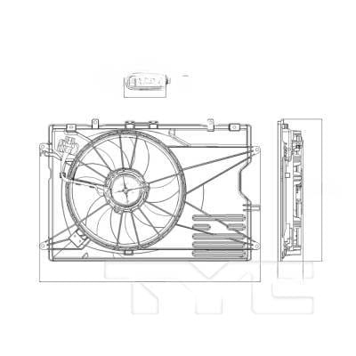 Cooling Fan Compatible With Mazda Cx-30 Gx Naturally Aspirated Sport Utility 2.0L L4 1998Cc 122Ci 3 thumbnail 7