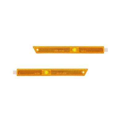 New Pair Of Side Marker Light Compatible With Chevrolet Malibu 1997-2003 16522558 Gm2551171 16522557 thumbnail 2