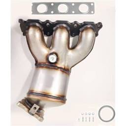 Left Direct-Fit Cat Converter Compatible With 2007-2010 Volvo Land Rover 2.5L 5-Cyl Dohc 20V Turbo