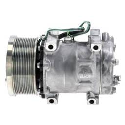 New OEM Sanden A/C Compressor Compatible With Caterpillar By Part Numbers 3729295 6513108 2006095