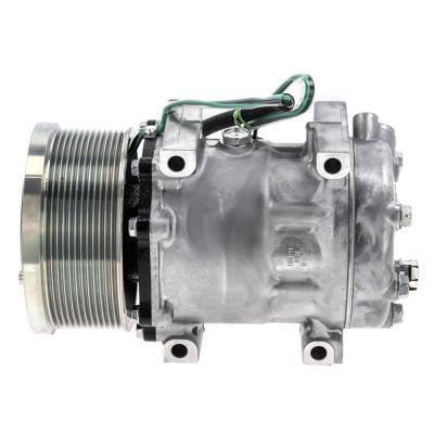 New OEM Sanden A/C Compressor Compatible With Caterpillar By Part Numbers 3729295 6513108 2006095