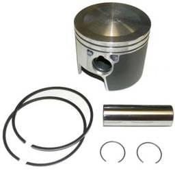 Port Side Piston Kit .020 Over Compatible With 1988-2001 Johnson Evinrude V4 V6 Loop Charge 90Hp