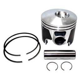 Port Side .030 Over Piston Kit With Rings Compatible With 2014-2020 Evinrude V6 E-Tec G2 3.4L Direct