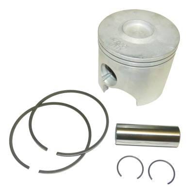 Piston Kit .015 Over With Rings Compatible With 1994-2006 Mercury Mariner 75Hp-115Hp Inline