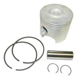 Piston Kit .020 Over With Rings Compatible With 1994-2006 Mercury Mariner 75Hp-115Hp Inline