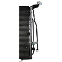 A/C Condenser Compatible With 1998 1999 2000 Mercedes-Benz C230 Kompressor 2.3L L4 C280 2.8L V6 W202