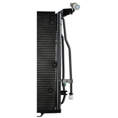 A/C Condenser Compatible With 1998 1999 2000 Mercedes-Benz C230 Kompressor 2.3L L4 C280 2.8L V6 W202