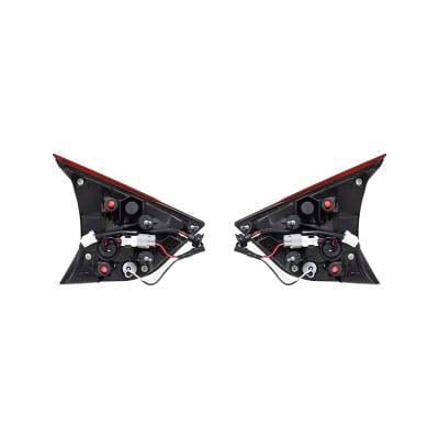 New Inner Pair Of Tail Lights Fits Nissan Rogue Sl Sv Hybrid 2017-18 26550-6Fl5a thumbnail 6