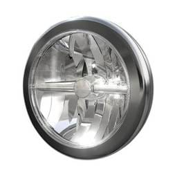 Auxiliary Light Compatible With Valeo Applications OEM 45306 7" 180Mm Chrome 000K 700Lm Shock