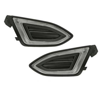 New Pair Of Parking Lights Compatible With Ford Edge 2015 2016 Fo2521192 Fo2520192 Ft4z 13200 B