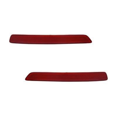 New Pair Of Reflector Lights Compatible With Acura Tl 3.5L 12-14 33505-Tk4-A11 33555Tk4a11