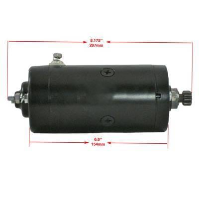 Type Starter And Solenoid Compatible With Harley Davidson Super Glide Fxe Low Rider Fxs 1971-1984 thumbnail 14