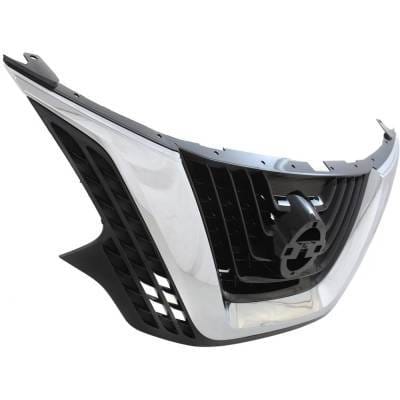 New Chrome Shell Grille Assembly Compatible With Nissan Murano Sl 6 Cyl 3.5L Murano Sv 6 Cyl 3.5L thumbnail 3