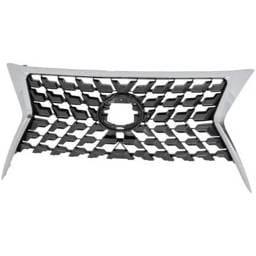 New Chrome Shell Grille Assembly Compatible With Lexus Gx460 Luxury 8 Cyl 4.6L Gx460 Premium 8 Cyl
