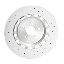 Cross-Drilled Brake Disc Compatible With Audi Tt Rs Quattro All Submodels 2018-2022 Shw8s0615301l