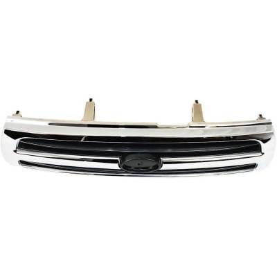 New Chrome Shell Grille Assembly Compatible With Toyota 4Runner Sr5 6 Cyl 3.4L 4Runner Base 4 Cyl thumbnail 9