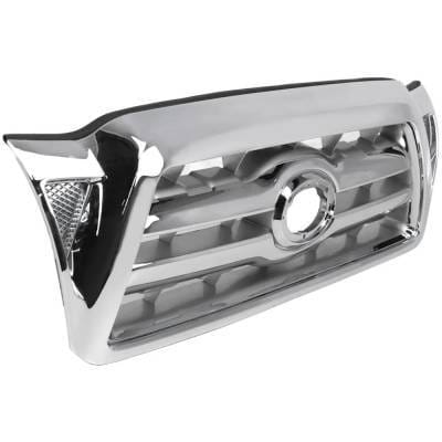 New Chrome Grille Assembly Compatible With Toyota Tacoma Pre Runner 4 Cyl 2.7L Tacoma Pre Runner 6 thumbnail 5