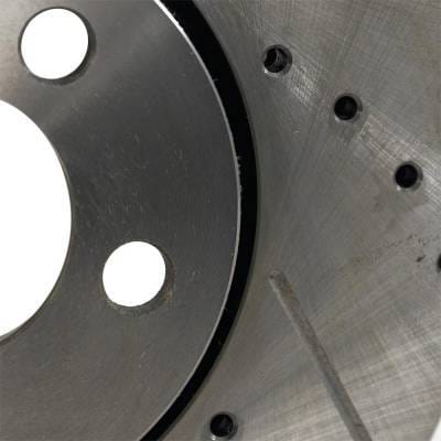 New Cross-Drilled And Slotted Brake Disc Compatible With Volkswagen Jetta Gli 6 Cyl 2.8L Jetta Gls 6 thumbnail 13