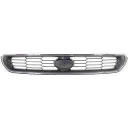 New Chrome Shell Grille Assembly Compatible With Subaru Legacy Gt 4 Cyl 2.5L Legacy L 4 Cyl 2.5L