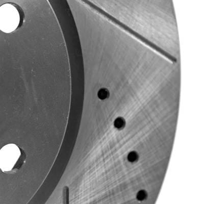 New Cross-Drilled Brake Disc Compatible With Acura Honda Pilot Ex-L 6 Cyl 3.5L Pilot Ex 6 Cyl 3.5L thumbnail 15