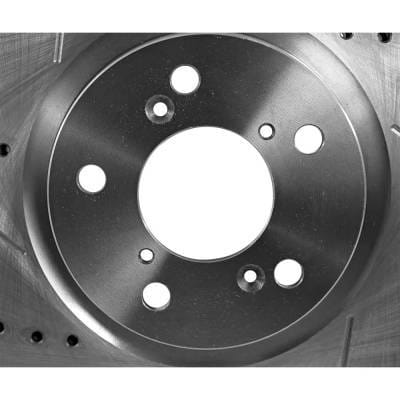 New Cross-Drilled Brake Disc Compatible With Acura Honda Pilot Ex 6 Cyl 3.5L Rlx Sport Hybrid Sh-Awd thumbnail 13