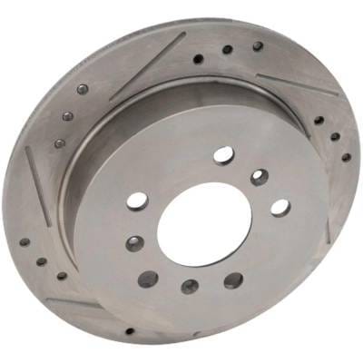 New Cross-Drilled Brake Disc Compatible With Buick Chevrolet Impala Lt 6 Cyl 3.5L Impala Ls 6 Cyl