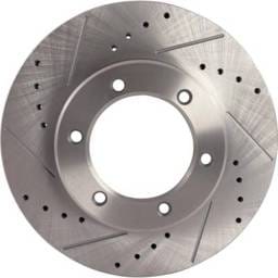 New Cross-Drilled And Slotted Brake Disc Compatible With Toyota T100 Sr5 6 Cyl 3.4L 4Runner Sr5 4