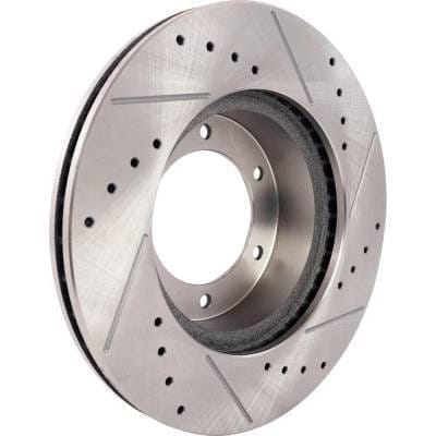 New Cross-Drilled And Slotted Brake Disc Compatible With Toyota T100 Sr5 6 Cyl 3.4L 4Runner Sr5 4 thumbnail 11