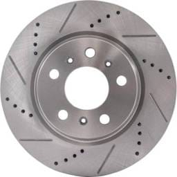 New Cross-Drilled Brake Disc Compatible With Buick Chevrolet Pontiac Lacrosse Cx 6 Cyl 3.8L Grand