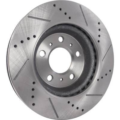 New Cross-Drilled Brake Disc Compatible With Buick Chevrolet Pontiac Lacrosse Cx 6 Cyl 3.8L Grand thumbnail 9