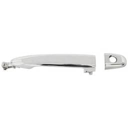Front Left (Driver Side) Exterior Door Handle Compatible With 2007-2011 Toyota Camry Black With Key