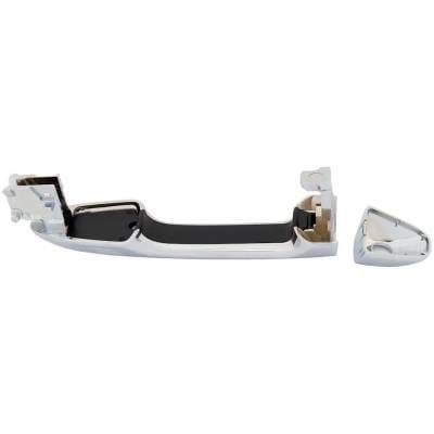 Front Driver Side Exterior Door Handle Compatible With 2016-2023 Toyota Tacoma Chrome With Key Hole thumbnail 9
