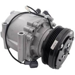 New 4-Groove Pulley A/C Compressor Compatible With Honda Civic Del Sol S 4 Cyl 1.6L Cr-V Lx 4 Cyl