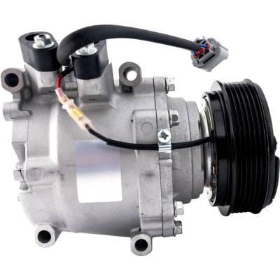 New 6-Groove Pulley A/C Compressor Compatible With Acura Honda El Base 4 Cyl 1.7L Civic Ex Special