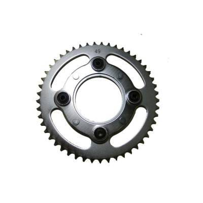 Rear Drive Sprocket 49T 520 Chain Steel Compatible With Honda Atc 200 (Late) Atc Big Red 200 (1983) thumbnail 2