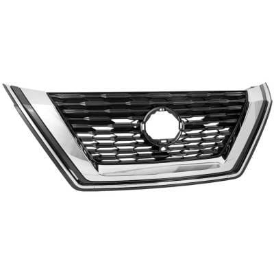 New Black Grille Assembly Compatible With Nissan Rogue Sv 4 Cyl 2.5L Rogue Sv 3 Cyl 1.5L Rogue Sl 4 thumbnail 5
