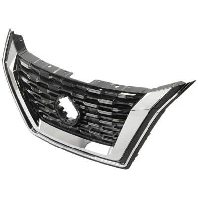 New Black Shell Grille Assembly Compatible With Nissan Rogue S 3 Cyl 1.5L Rogue Sl 3 Cyl 1.5L Rogue thumbnail 3