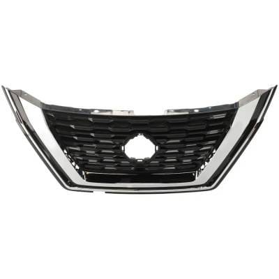 New Black Grille Assembly Compatible With Nissan Rogue S 3 Cyl 1.5L Rogue S 4 Cyl 2.5L Rogue Sl 3